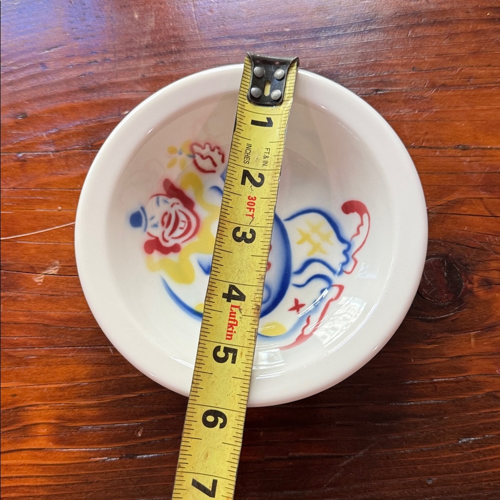 RARE Circus Clown bowl for Union Pacific Railroad Dining Cars - Picture 3 of 3